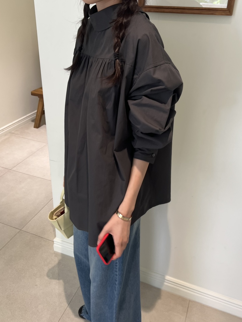 ME MO東大門㊣代購女士新品時尚熱賣25秋冬襯衫蕾絲衫雙面ME MO襯衫/蕾絲衫
