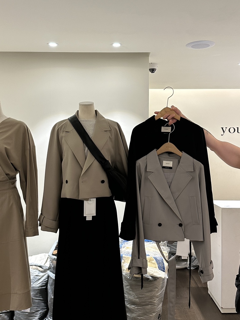 YOUR-P東大門㊣代購女士新品推薦職業25秋冬休閑夾克含腰帶YOUR-P夾克