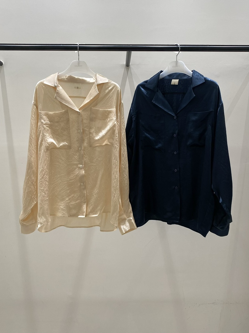 OUPPT韓國代購㊣女裝新款休閑推薦25秋冬時尚職業襯衫蕾絲衫OUPPT襯衫/蕾絲衫
