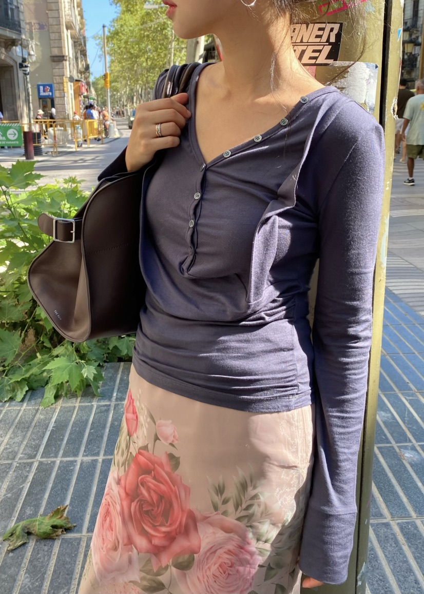 OUPPT東大門㊣代購女士新款推薦熱賣25秋冬時尚休閑長袖T恤OUPPT長袖T恤