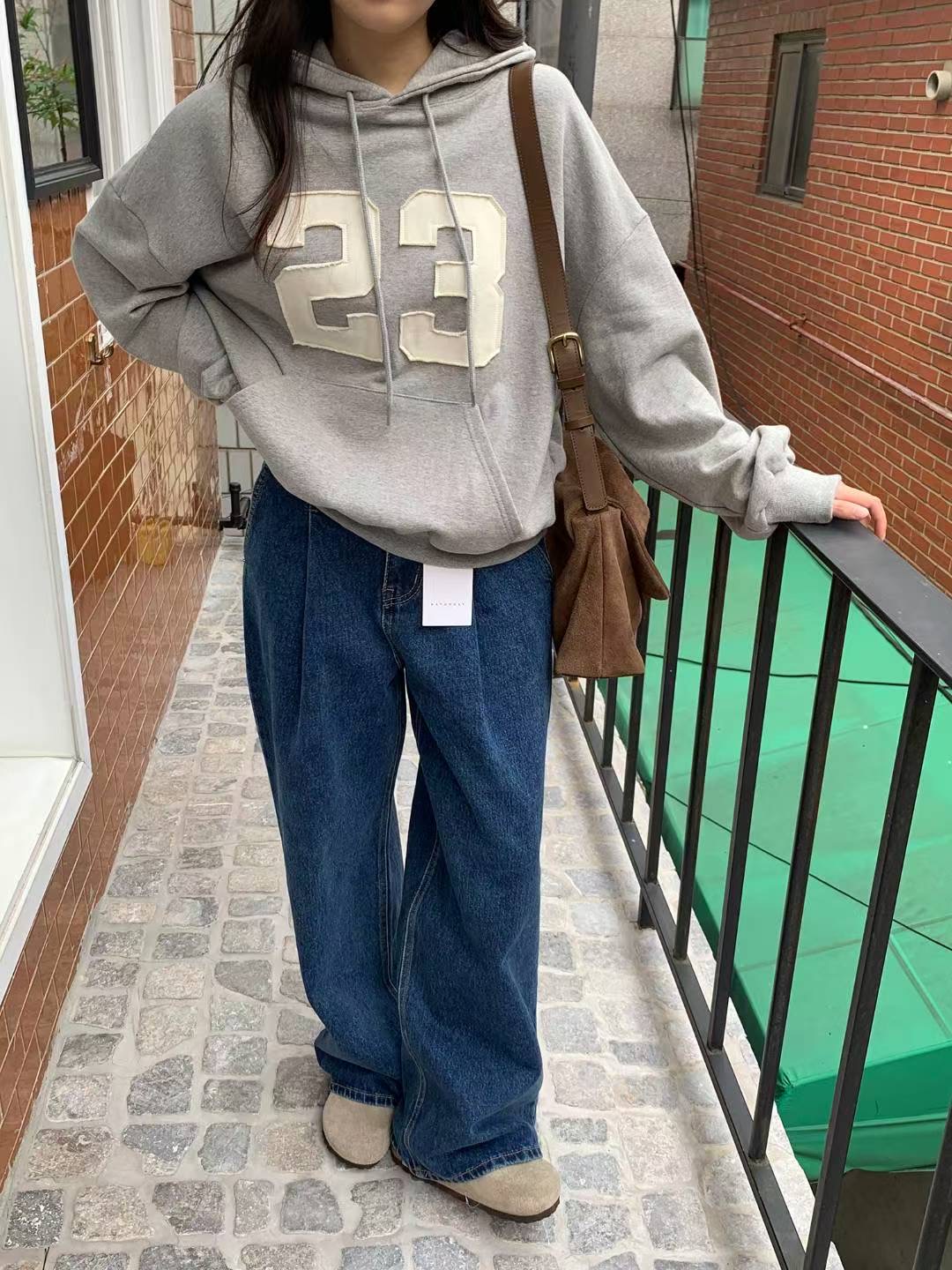 SATURDAY韓國代購㊣女士新品時尚25秋冬推薦真品人氣牛仔褲SATURDAY牛仔褲