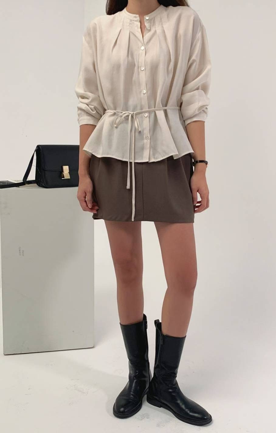 TONEOF/ARRICCHISI東大門㊣實拍女士新款熱賣時尚襯衫蕾絲衫OHEN襯衫/蕾絲衫
