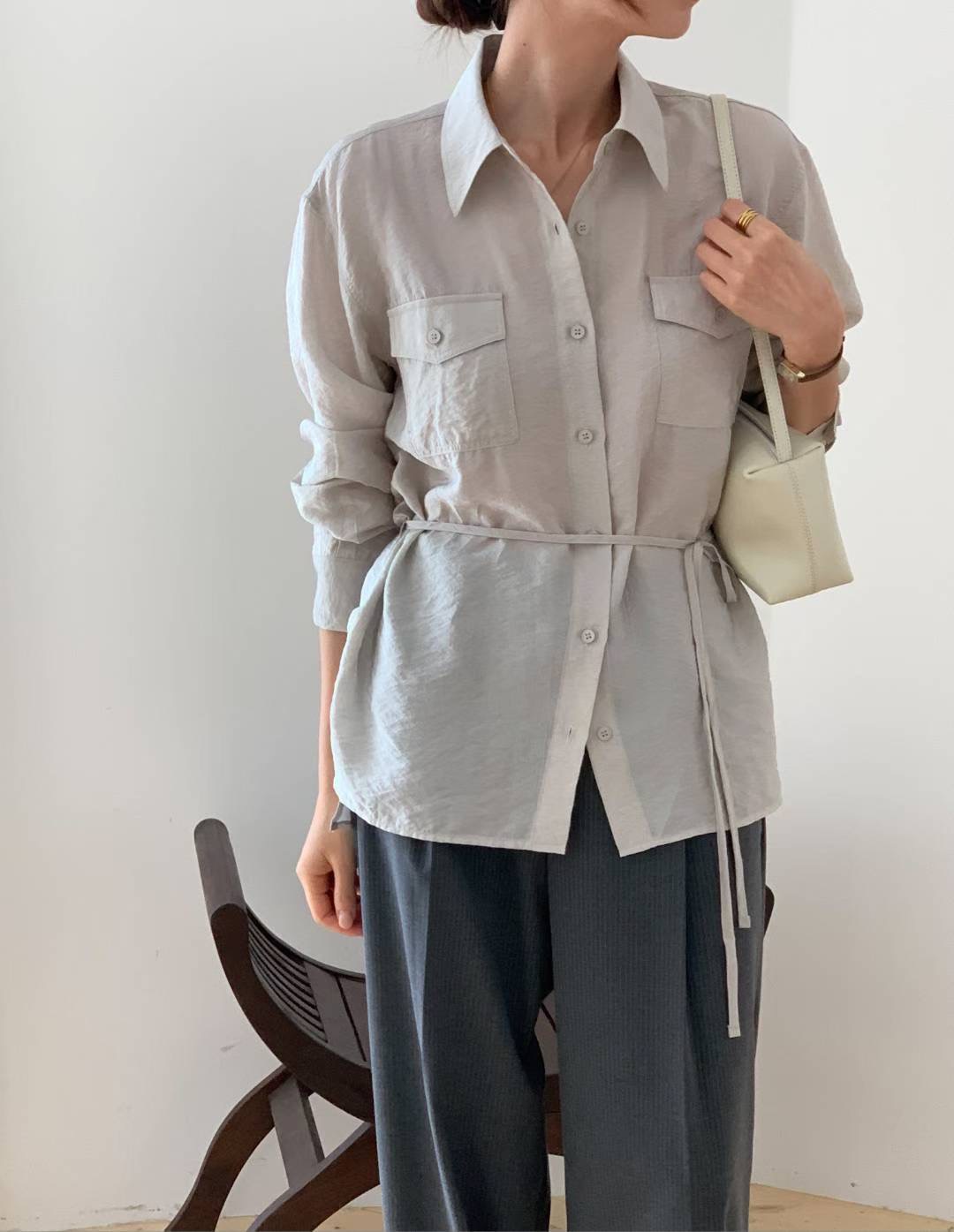 TONEOF/ARRICCHISI東大門㊣代購女士新品25秋冬襯衫蕾絲衫OHEN襯衫/蕾絲衫
