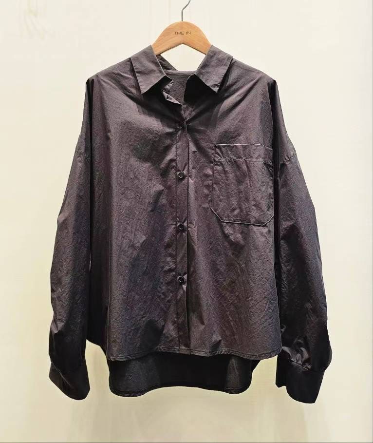 THE IN-더인-T韓國直郵㊣女士新品休閑推薦25秋冬襯衫蕾絲衫THE IN襯衫/蕾絲衫圖色2