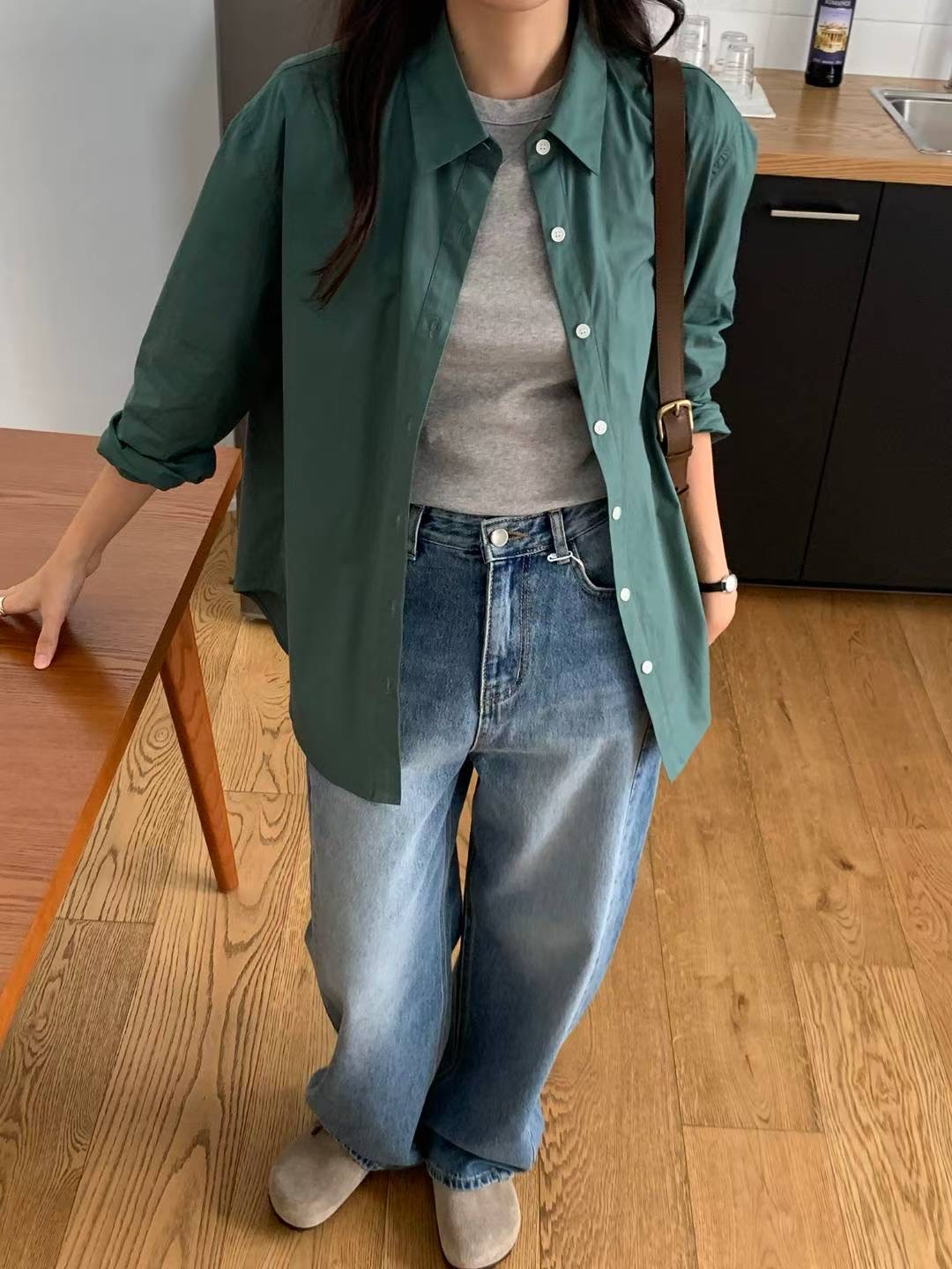 SATURDAY東大門㊣實拍女士新品人氣25秋冬職業推薦襯衫蕾絲衫SATURDAY襯衫/蕾絲衫圖色3