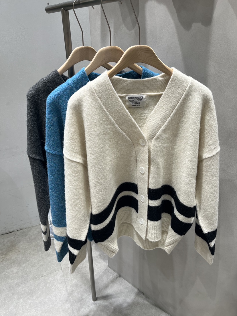 EVERCOMMERCE METICULOUSLY DESIGNED東大門㊣直郵女裝新品休閑針織衫EVERCOMMERCE針織衫