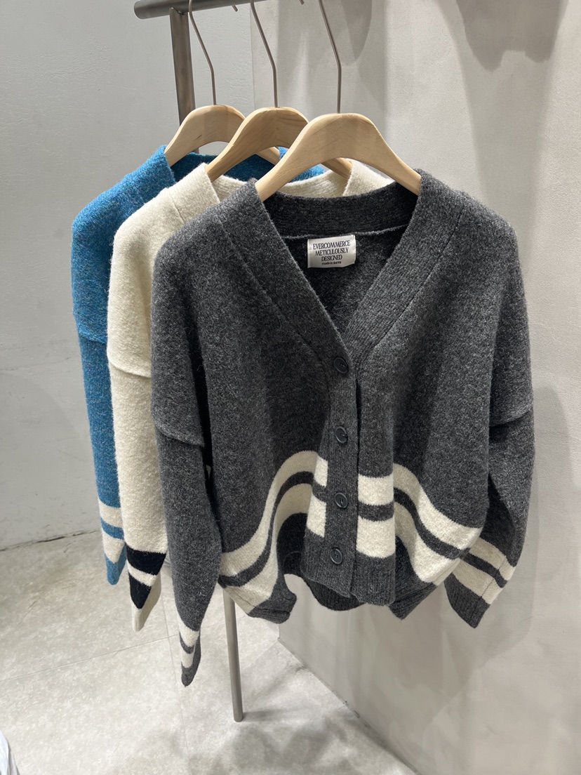 EVERCOMMERCE METICULOUSLY DESIGNED東大門㊣直郵女裝新品休閑針織衫EVERCOMMERCE針織衫