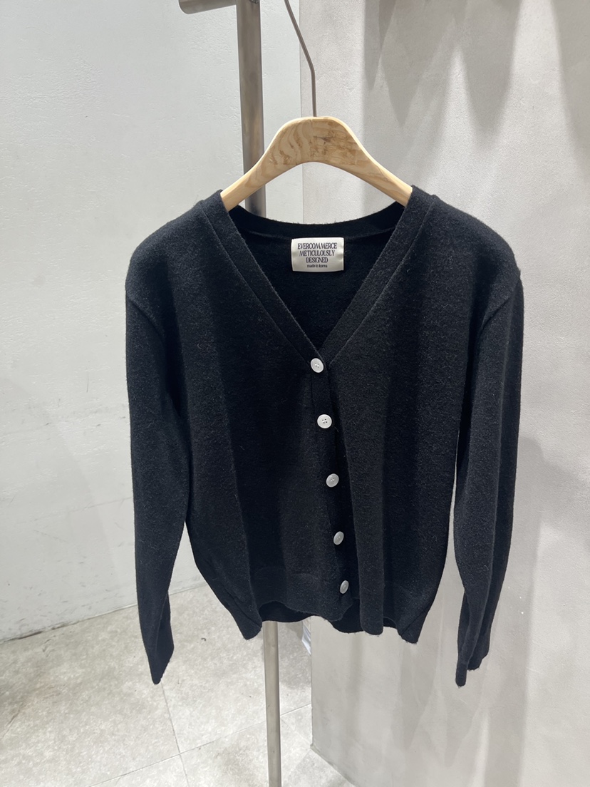 EVERCOMMERCE METICULOUSLY DESIGNED韓國直郵㊣女士新款人氣針織衫羊毛開衫EVERCOMMERCE針織衫圖色6