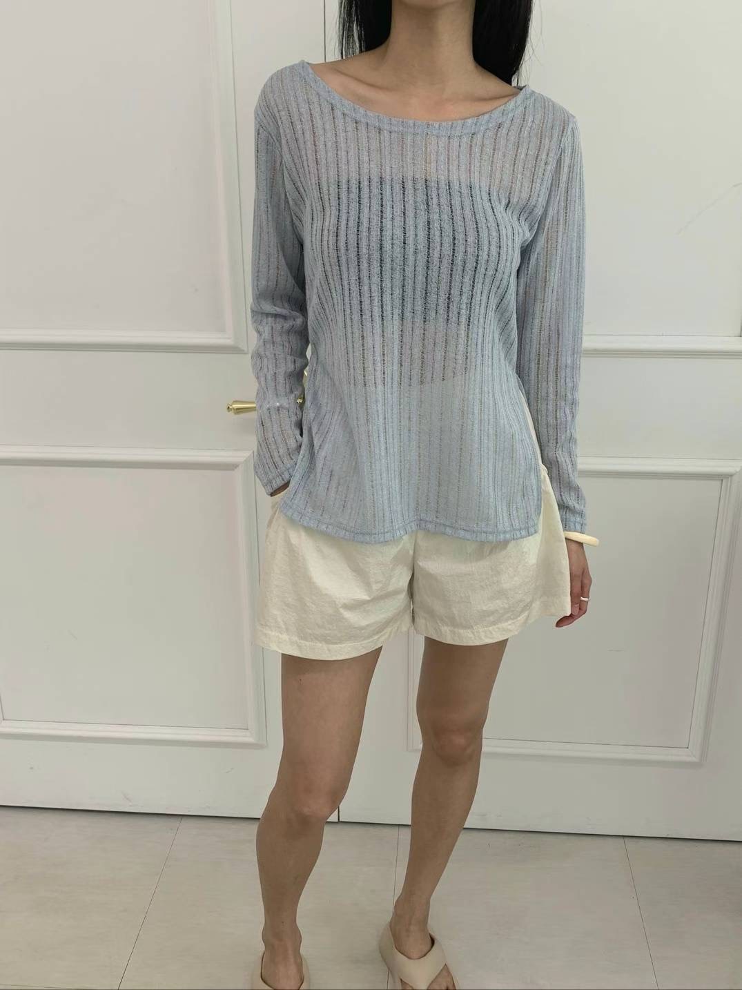 THEMAIN東大門㊣實拍女士新品休閑職業真品時尚熱賣推薦針織衫THEMAIN針織衫圖色2