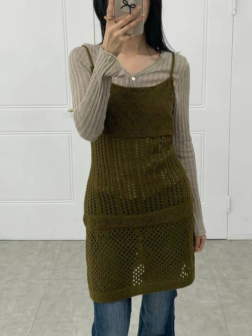 THEMAIN東大門㊣實拍女士新品時尚休閑熱賣推薦真品25秋冬連衣裙THEMAIN連衣裙圖色3