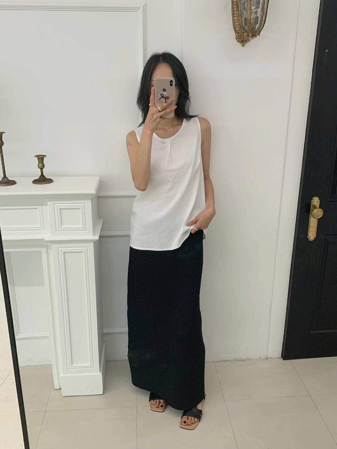 THEMAIN韓國直郵㊣女士新品推薦人氣真品熱賣25秋冬時尚長裙THEMAIN長裙
