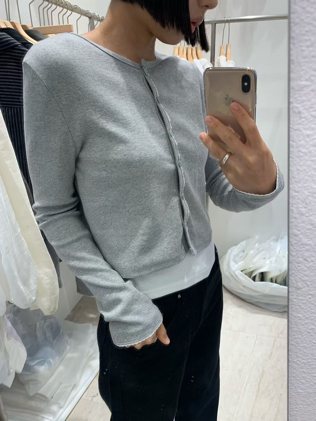 AND東大門㊣實拍女士新品25秋冬推薦時尚人氣熱賣真品針織衫AND針織衫