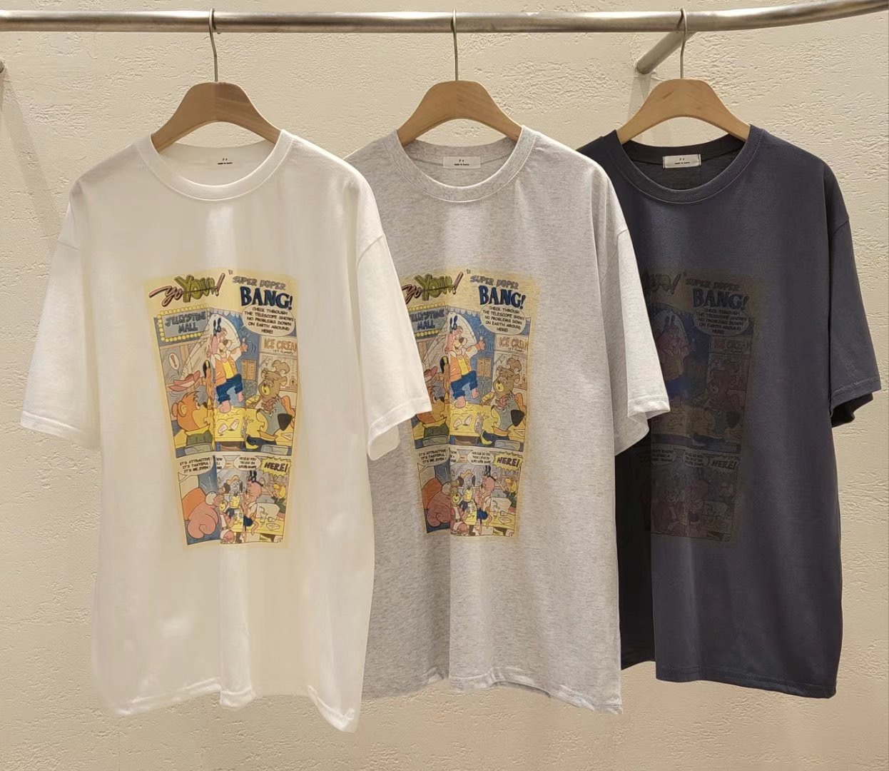 P.SHOP韓國直郵㊣女士新品熱賣25秋冬職業休閑推薦時尚T恤P.SHOPT恤圖色3左三色