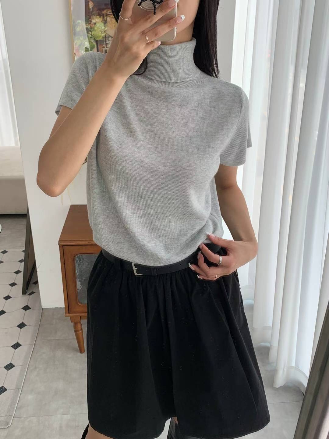 THEMAIN韓國直郵㊣女裝新款25秋冬推薦職業時尚熱賣人氣T恤THEMAINT恤