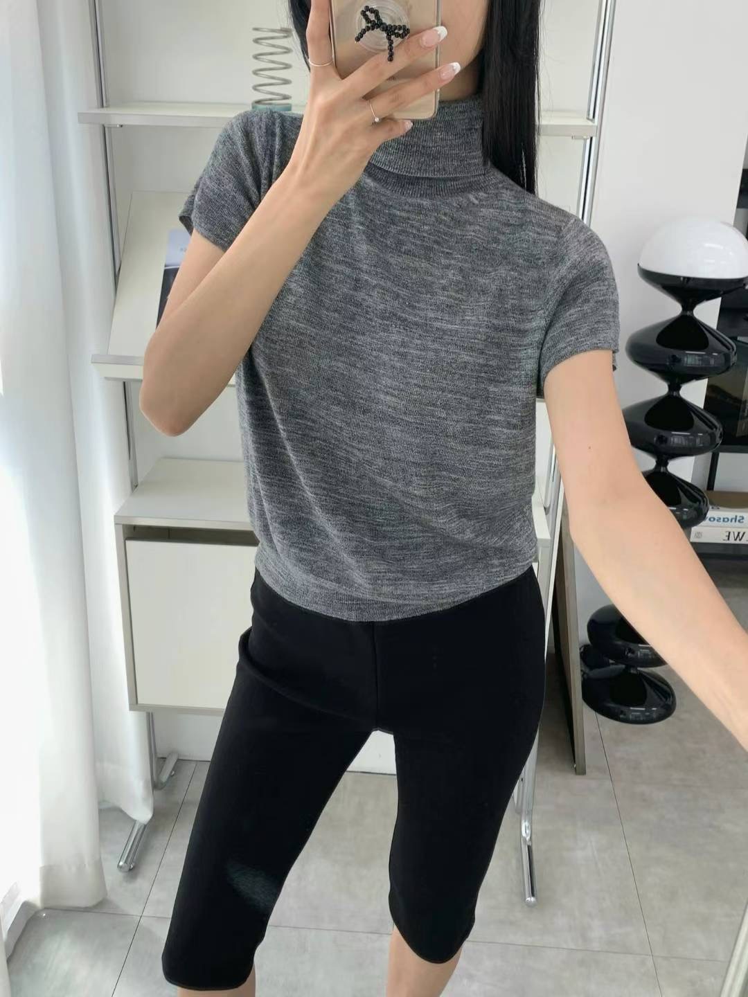 THEMAIN韓國直郵㊣女裝新款25秋冬推薦職業時尚熱賣人氣T恤THEMAINT恤圖色3