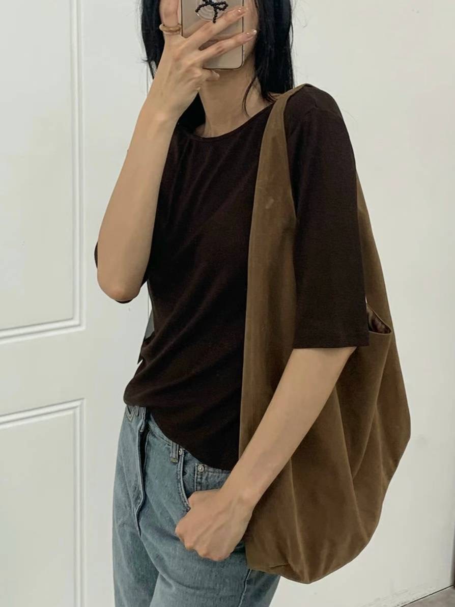 THEMAIN韓國直郵㊣女裝新款25秋冬人氣推薦熱賣時尚單肩斜跨包THEMAIN單肩/斜跨包