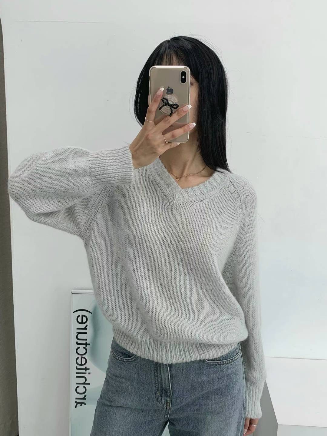THEMAIN東大門㊣直郵女裝新品職業25秋冬人氣休閑熱賣針織衫THEMAIN針織衫圖色3