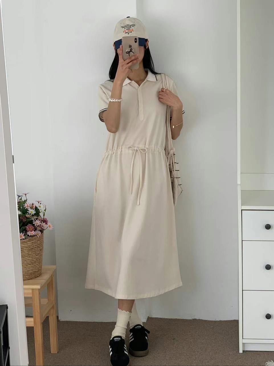 THEMAIN東大門㊣直郵女裝新款時尚職業休閑真品推薦25秋冬連衣裙THEMAIN連衣裙