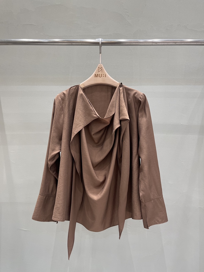 THE MUI東大門㊣實拍女裝新品休閑熱賣推薦25秋冬襯衫蕾絲衫THE MUI襯衫/蕾絲衫圖色2