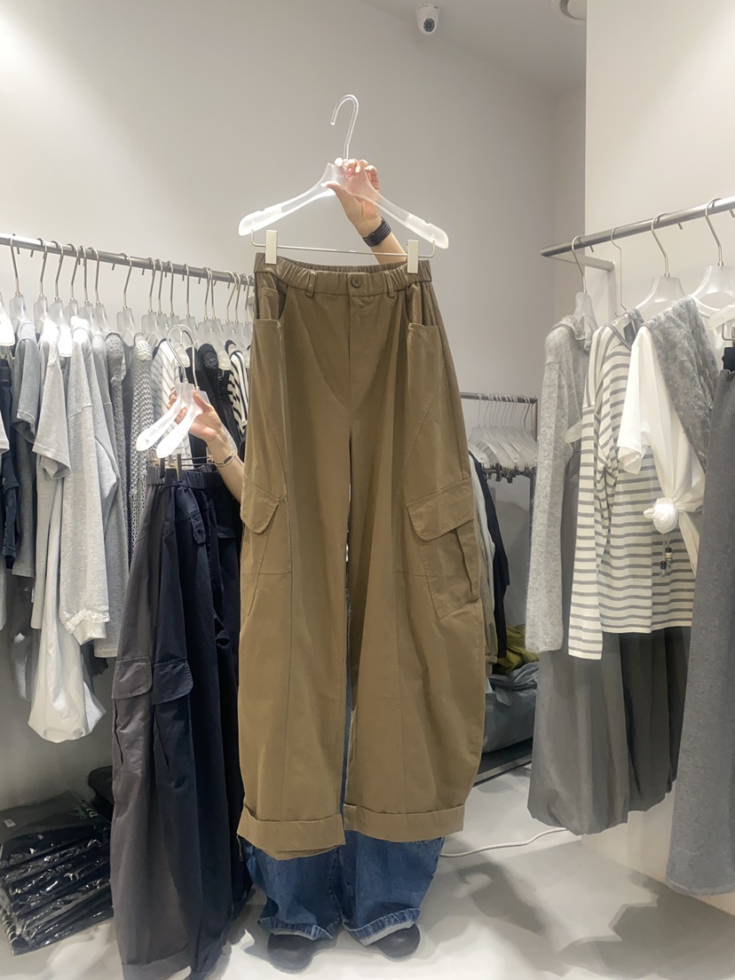 LOOKK韓國直郵㊣女士新品時尚推薦熱賣25秋冬職業休閑褲口袋LOOKK休閑褲