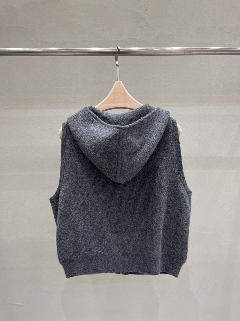 THE MUI東大門㊣代購女裝新品休閑推薦人氣熱賣25秋冬馬甲兜帽THE MUI馬甲