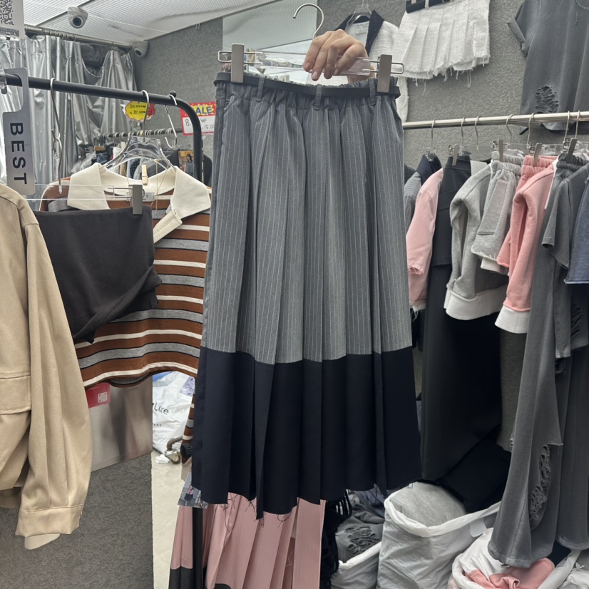 EXIT韓國直郵㊣女士新款25秋冬休閑時尚推薦真品長裙不含腰帶EXIT長裙