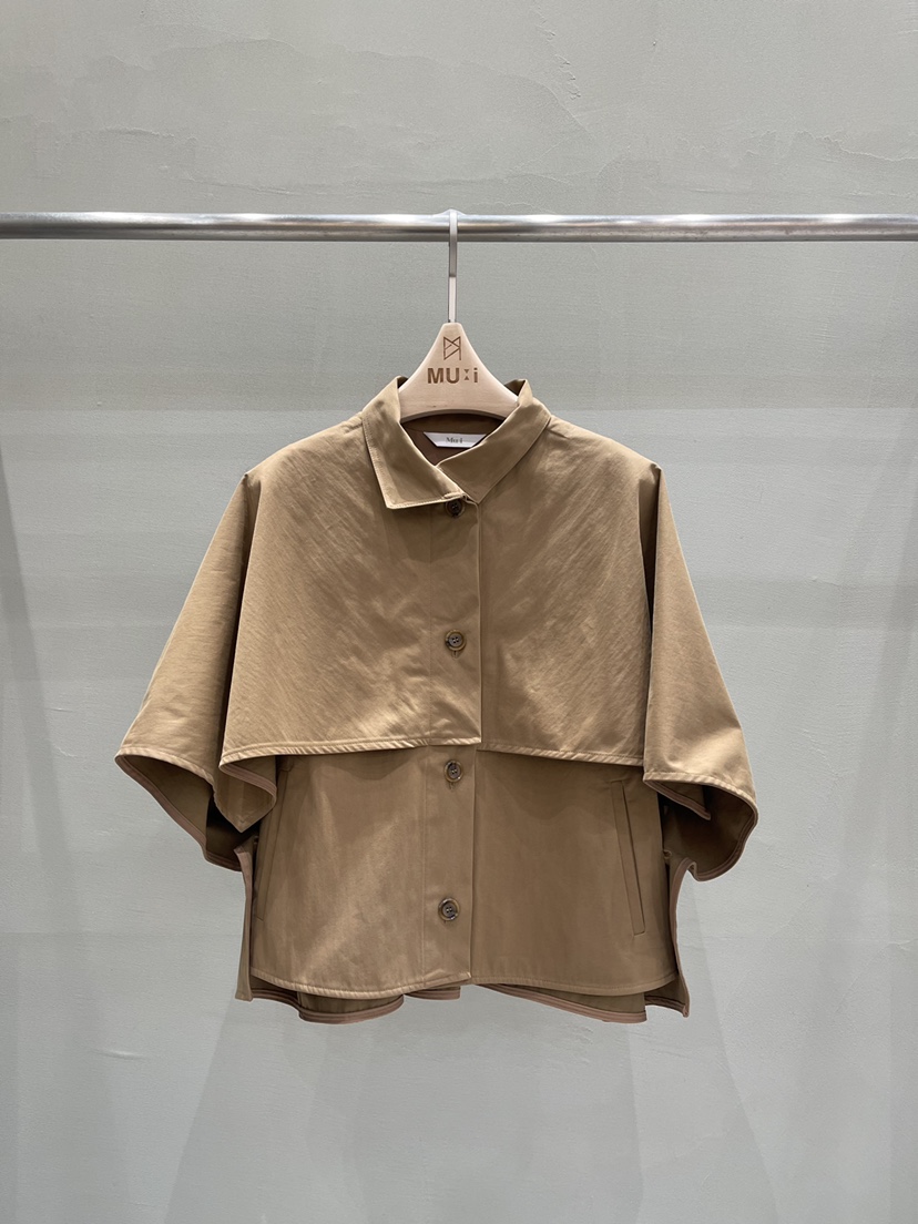 THE MUI東大門㊣實拍女裝新品推薦人氣襯衫蕾絲衫假兩件斗篷THE MUI襯衫/蕾絲衫