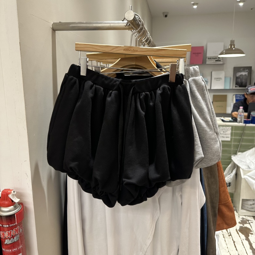 ABBEYLEE東大門㊣直郵女裝新品職業休閑推薦真品25秋冬短褲寬松ABBEYLEE短褲圖色2