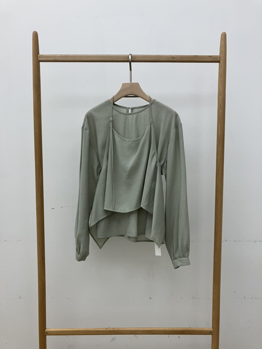B_GARDER東大門㊣直郵女裝新品熱賣職業休閑25秋冬襯衫蕾絲衫B.GARDER襯衫/蕾絲衫圖色2