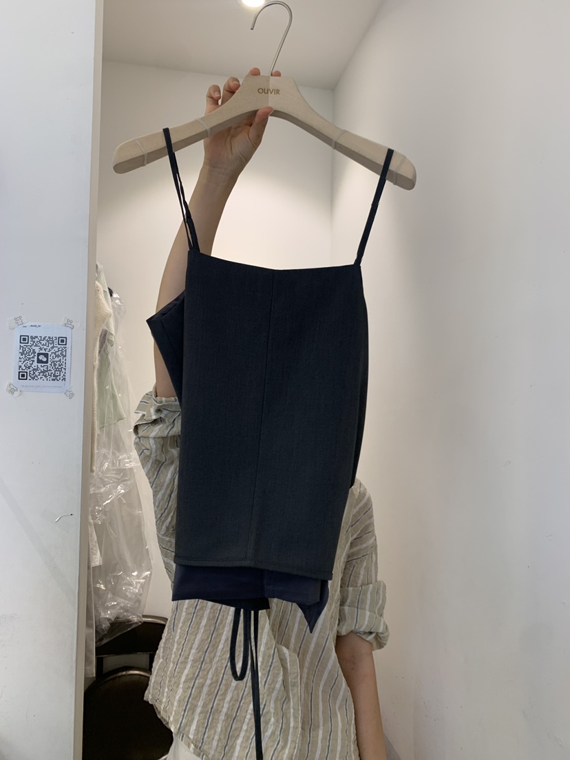 OUVIR東大門㊣代購女裝新款25秋冬真品休閑推薦時尚吊帶背心O.V.R/OUVIR吊帶/背心