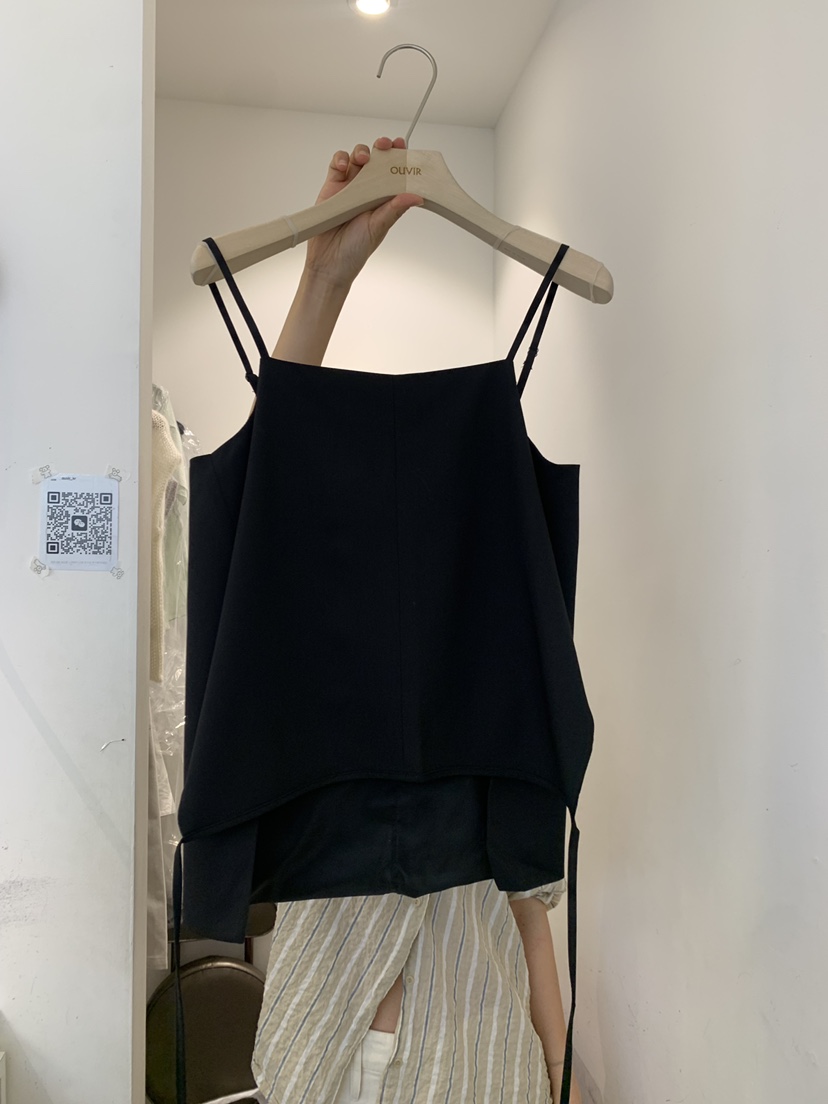 OUVIR東大門㊣代購女裝新款25秋冬真品休閑推薦時尚吊帶背心O.V.R/OUVIR吊帶/背心圖色2
