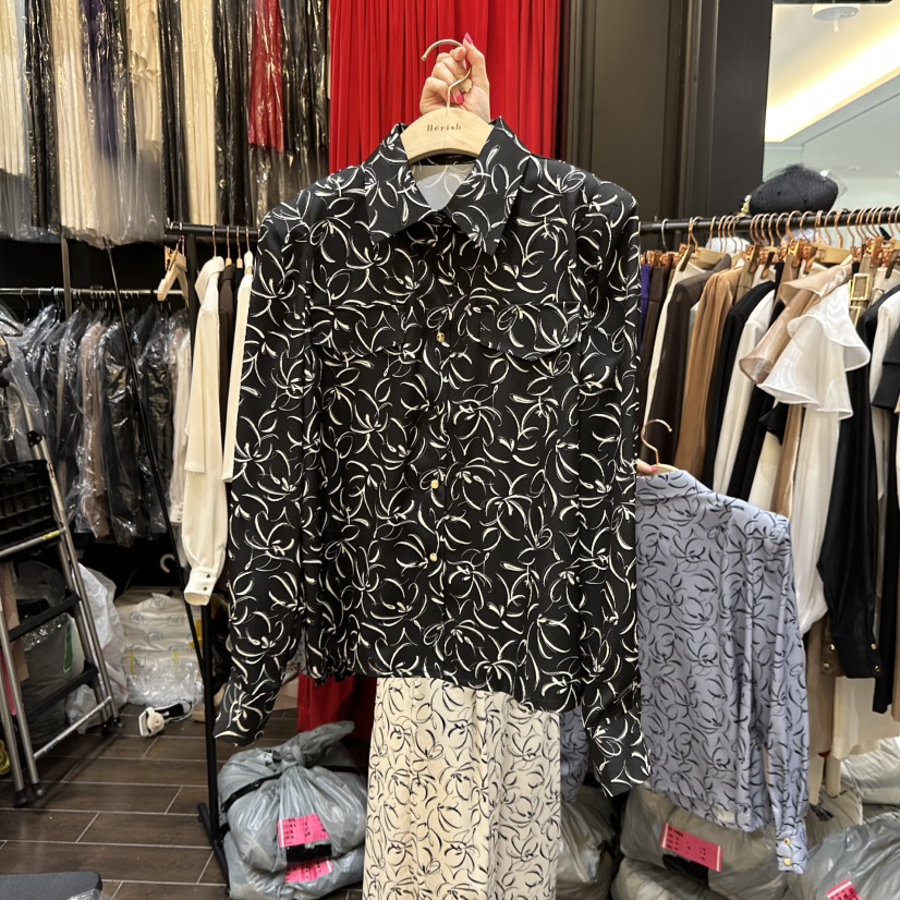 HERISH-HAUTE東大門㊣實拍女士新品熱賣休閑職業襯衫蕾絲衫HERISH-HAUTE襯衫/蕾絲衫圖色3