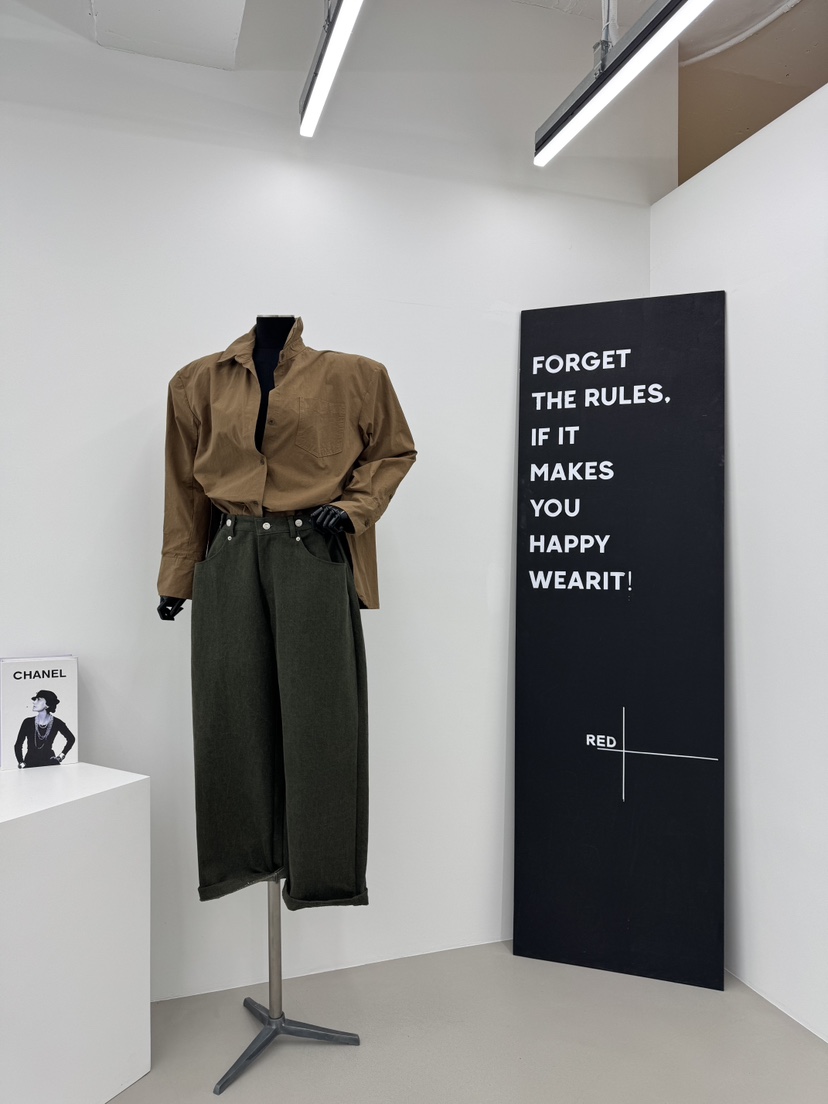 RED-A韓國代購㊣女士新品25秋冬推薦休閑人氣真品職業休閑褲RED-A休閑褲