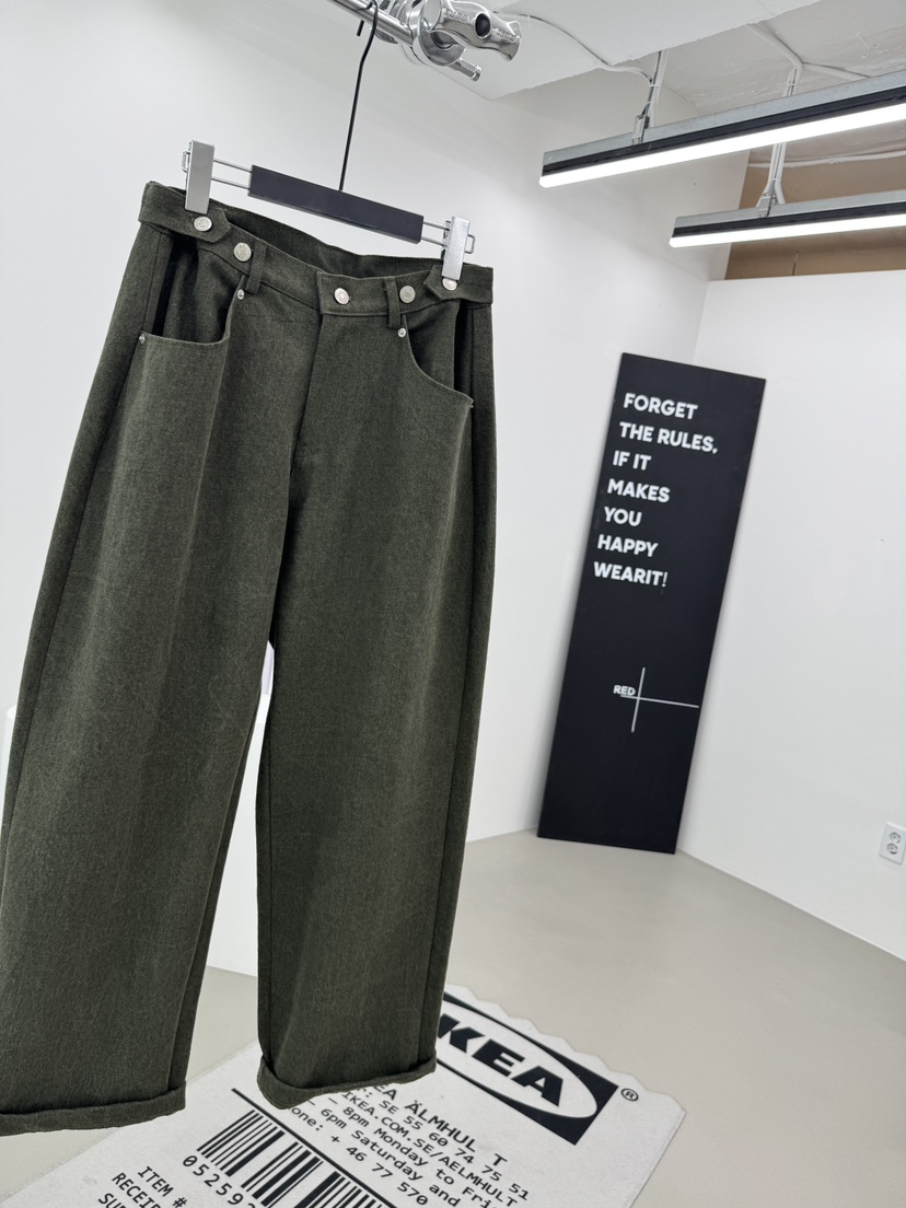 RED-A韓國代購㊣女士新品25秋冬推薦休閑人氣真品職業休閑褲RED-A休閑褲