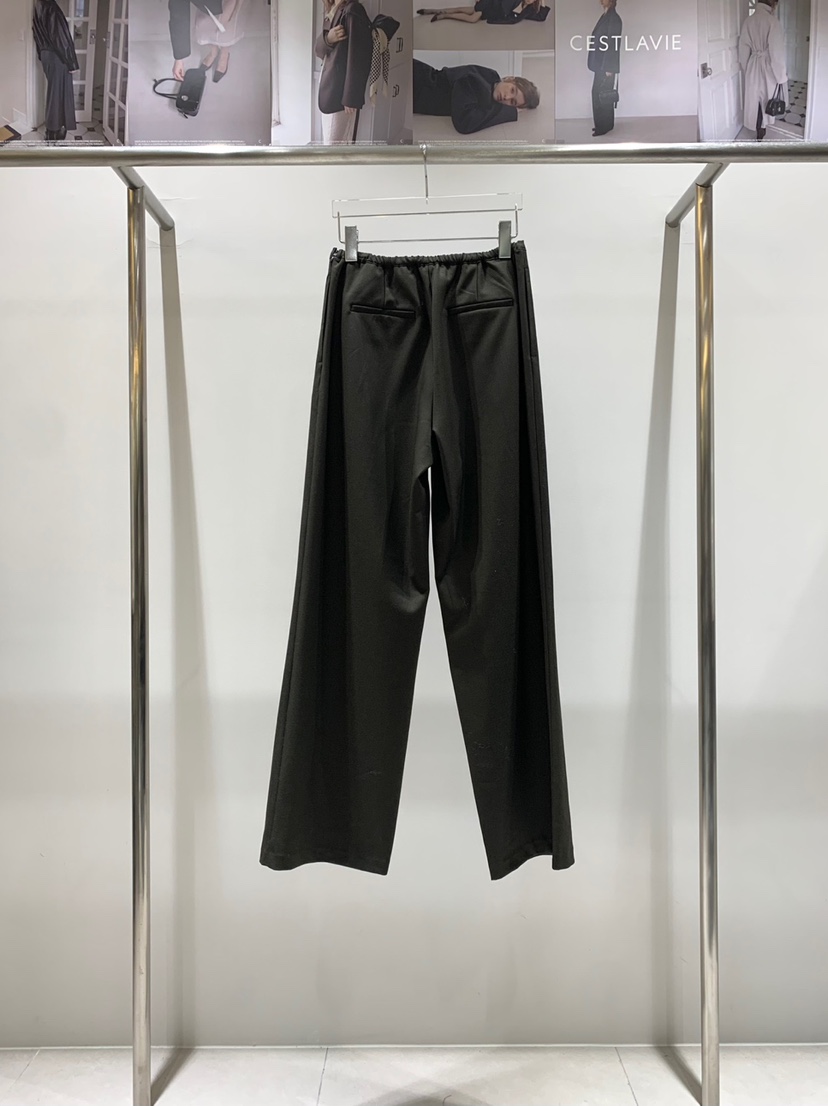 CESTLAVIE韓國代購㊣女士新款熱賣休閑推薦25秋冬休閑褲綁帶CESTLAVIE休閑褲