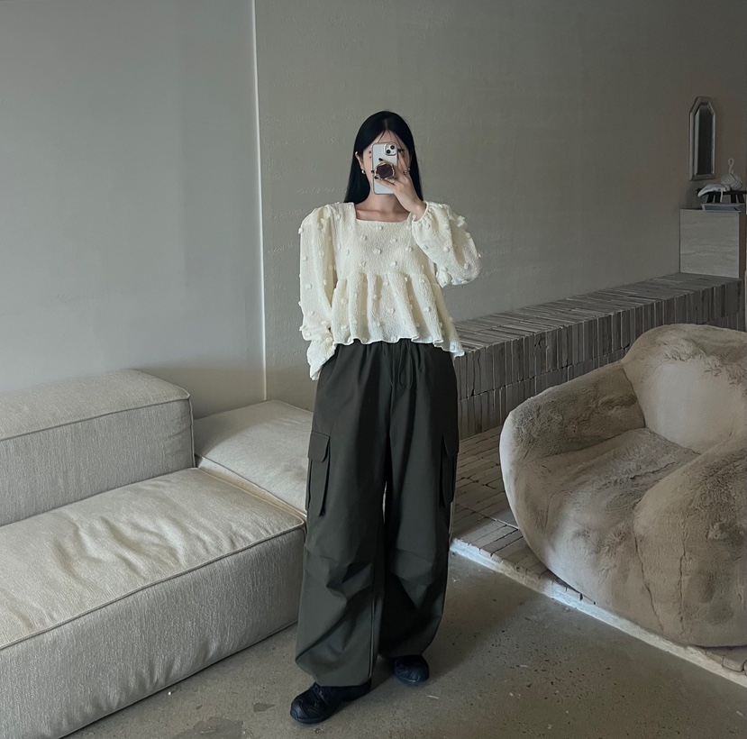AMUSE SEOUL東大門㊣直郵女士新款時尚真品推薦熱賣休閑褲AMUSE SEOUL休閑褲