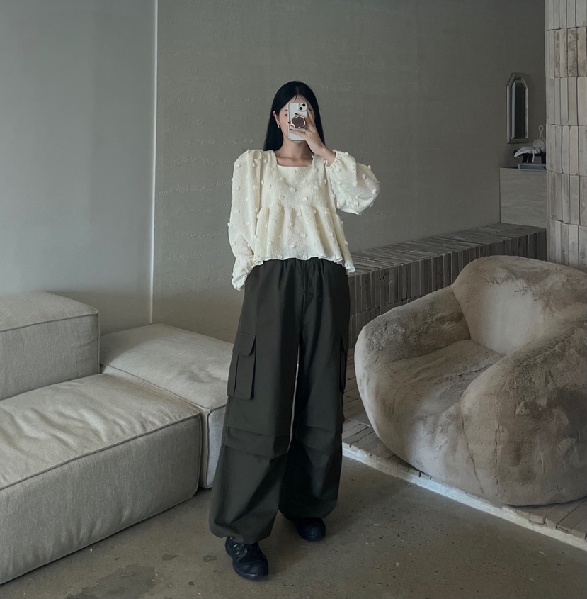 AMUSE SEOUL東大門㊣直郵女士新款時尚真品推薦熱賣休閑褲AMUSE SEOUL休閑褲