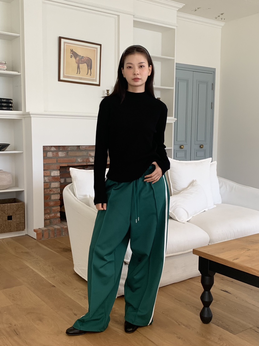LOVE MY SANTA韓國代購㊣女裝新品熱賣真品25秋冬時尚休閑褲Santa/LOVE MY SANTA休閑褲