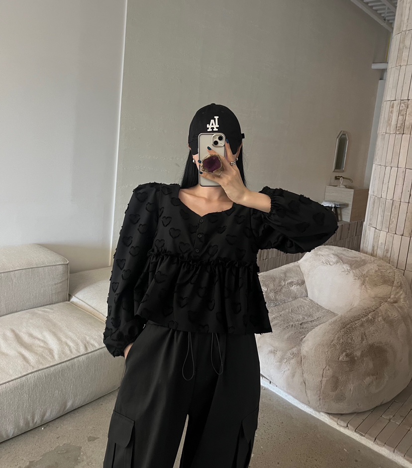 AMUSE SEOUL東大門㊣直郵女士新款推薦人氣襯衫蕾絲衫套裝AMUSE SEOUL襯衫/蕾絲衫
