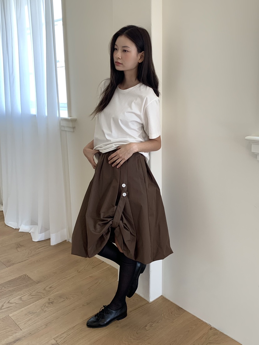 LOVE MY SANTA東大門㊣直郵女裝新款休閑25秋冬半身裙中短裙Santa/LOVE MY SANTA半身裙/中短裙