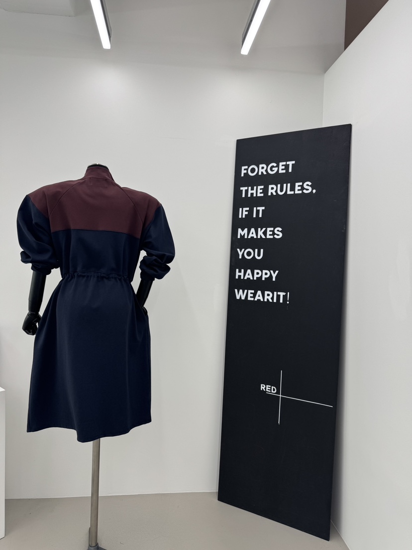 RED-A韓國代購㊣女裝新款熱賣真品推薦休閑職業連衣裙拉鏈RED-A連衣裙