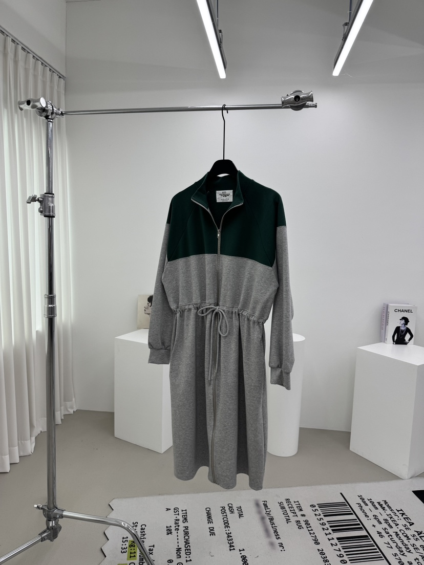 RED-A韓國代購㊣女裝新款熱賣真品推薦休閑職業連衣裙拉鏈RED-A連衣裙圖色1