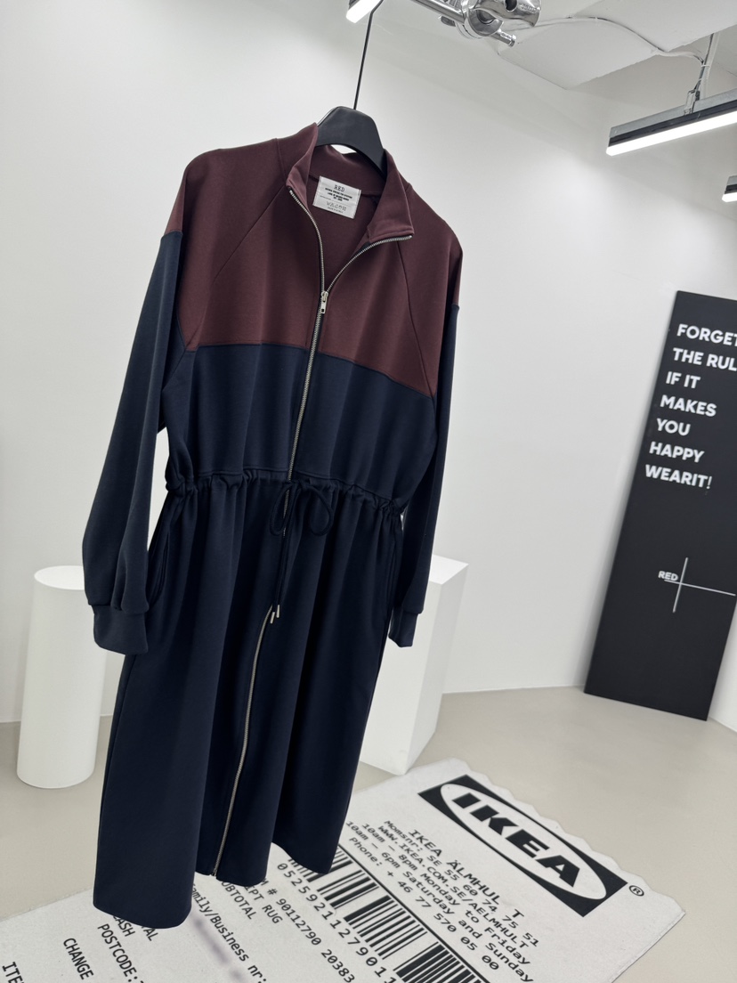 RED-A韓國代購㊣女裝新款熱賣真品推薦休閑職業連衣裙拉鏈RED-A連衣裙圖色2