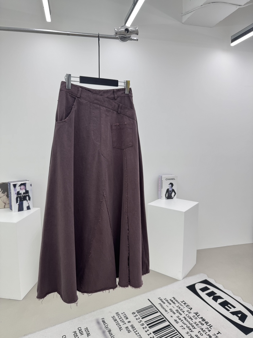 RED-A韓國代購㊣女裝新品25秋冬休閑推薦人氣時尚熱賣長裙RED-A長裙圖色2