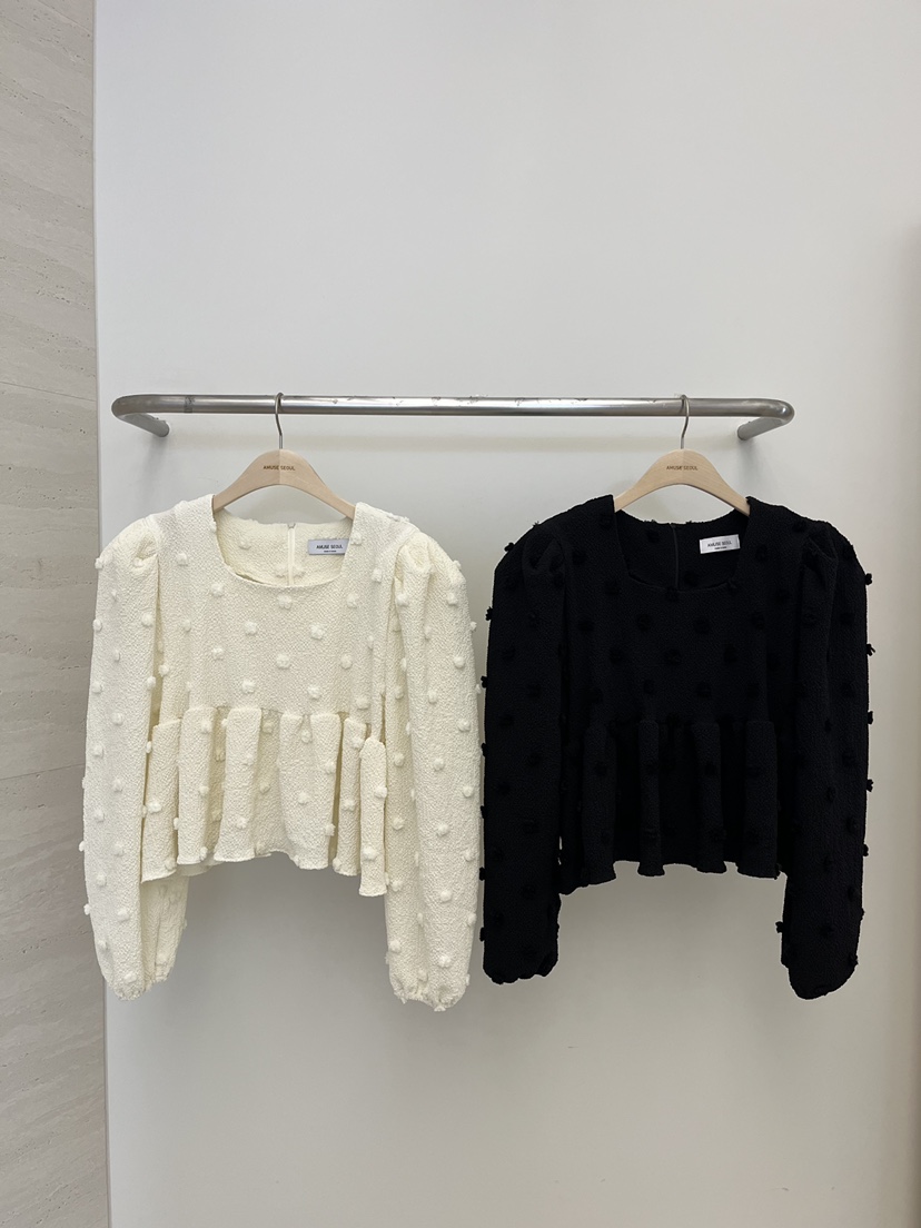 AMUSE SEOUL東大門㊣實拍女士新品熱賣休閑真品襯衫蕾絲衫AMUSE SEOUL襯衫/蕾絲衫