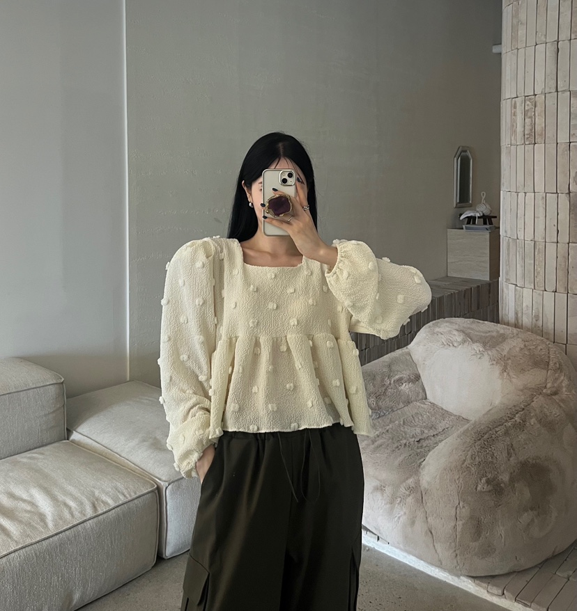 AMUSE SEOUL東大門㊣實拍女士新品熱賣休閑真品襯衫蕾絲衫AMUSE SEOUL襯衫/蕾絲衫