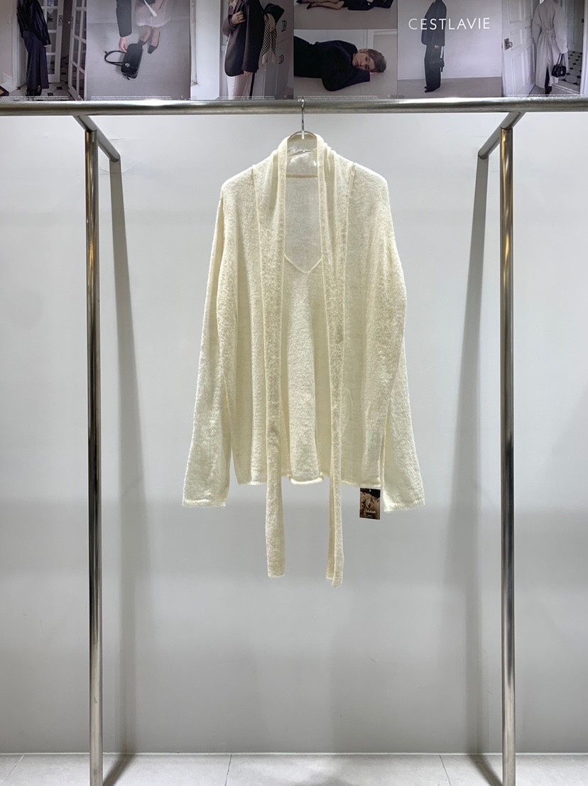 CESTLAVIE韓國代購㊣女裝新品真品熱賣時尚人氣針織衫馬海毛CESTLAVIE針織衫