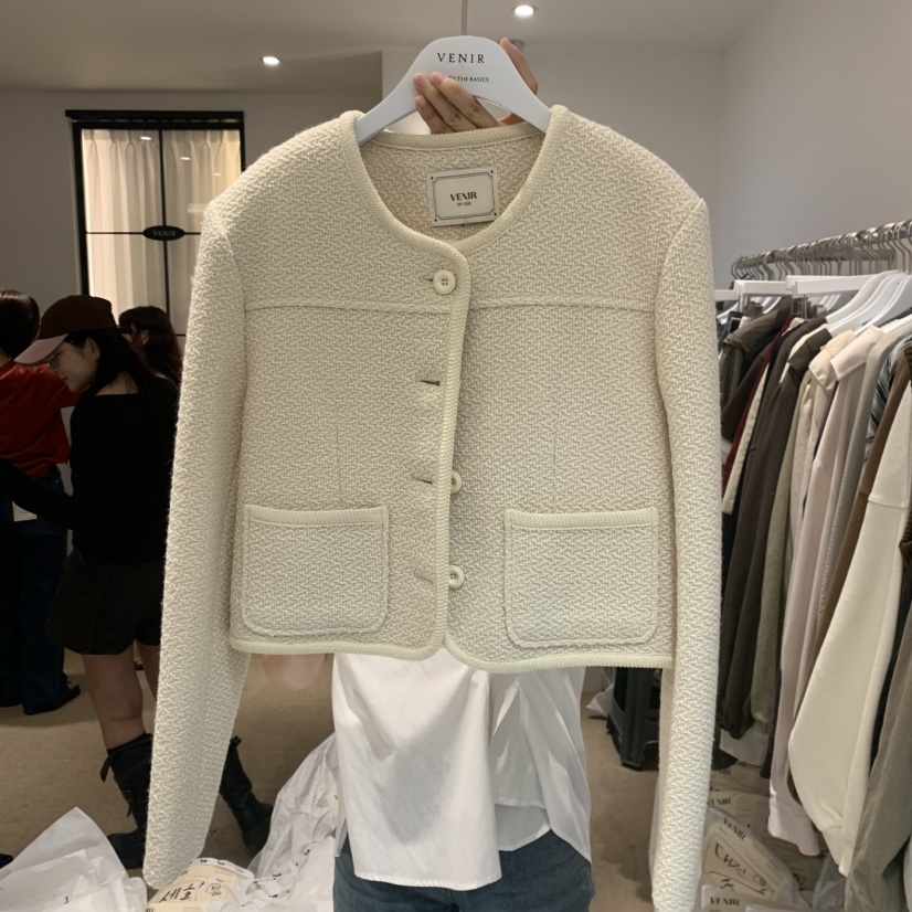 VENIR-a東大門㊣直郵女裝新品25秋冬職業推薦夾克不含內搭VENIR-a夾克圖色2