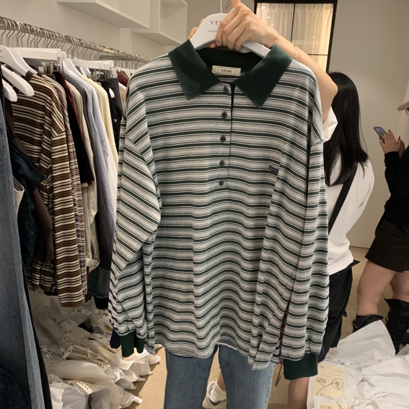 VENIR-a東大門㊣直郵女裝新品熱賣人氣時尚推薦休閑長袖T恤VENIR-a長袖T恤