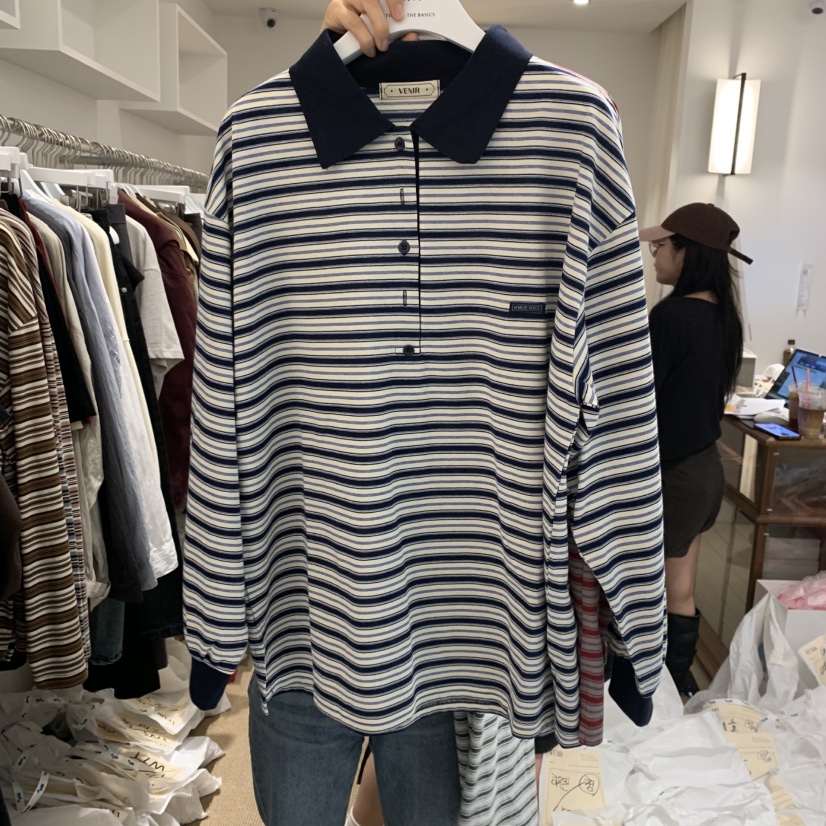 VENIR-a東大門㊣直郵女裝新品熱賣人氣時尚推薦休閑長袖T恤VENIR-a長袖T恤圖色2